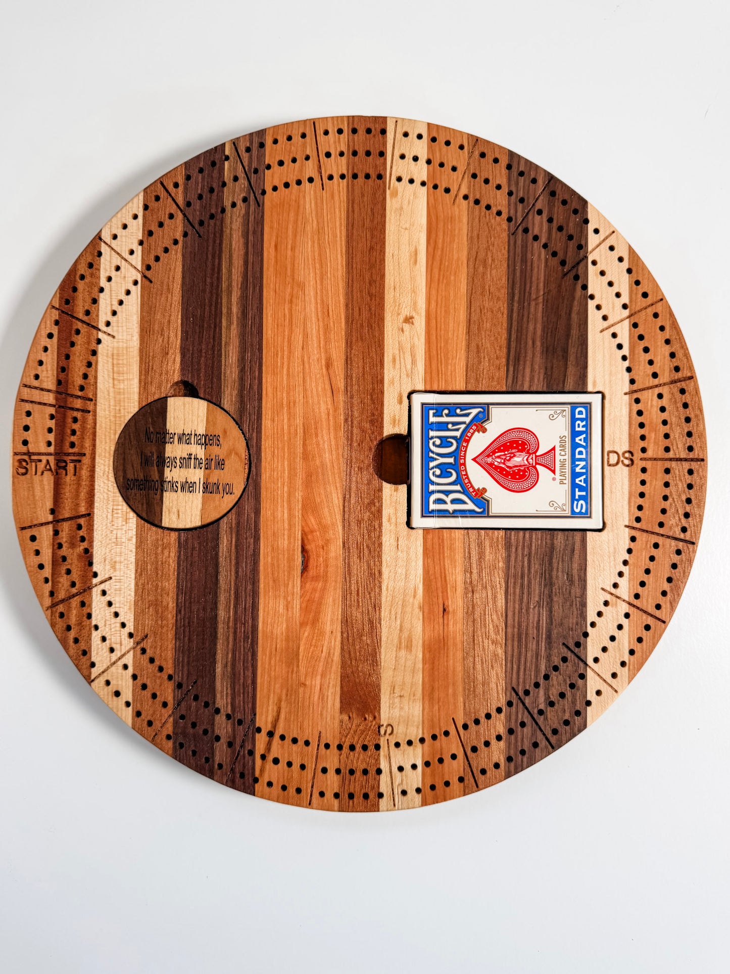 Circular Cribbage Board