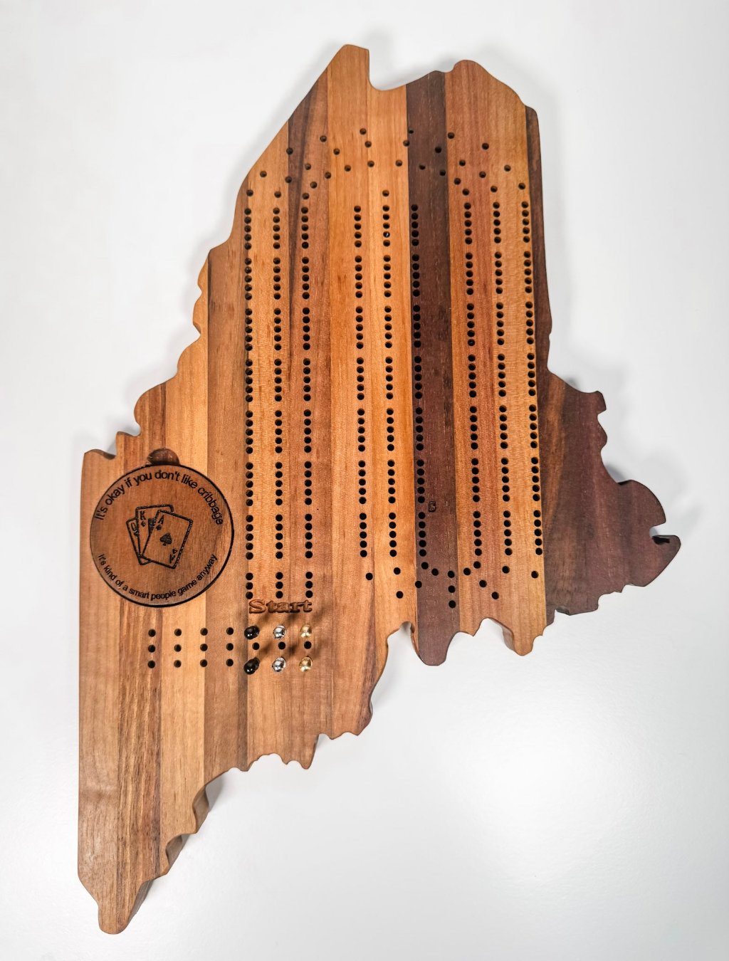 Maine Cribbage Board