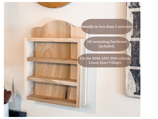 Paint-Ready Lenox Spice Rack