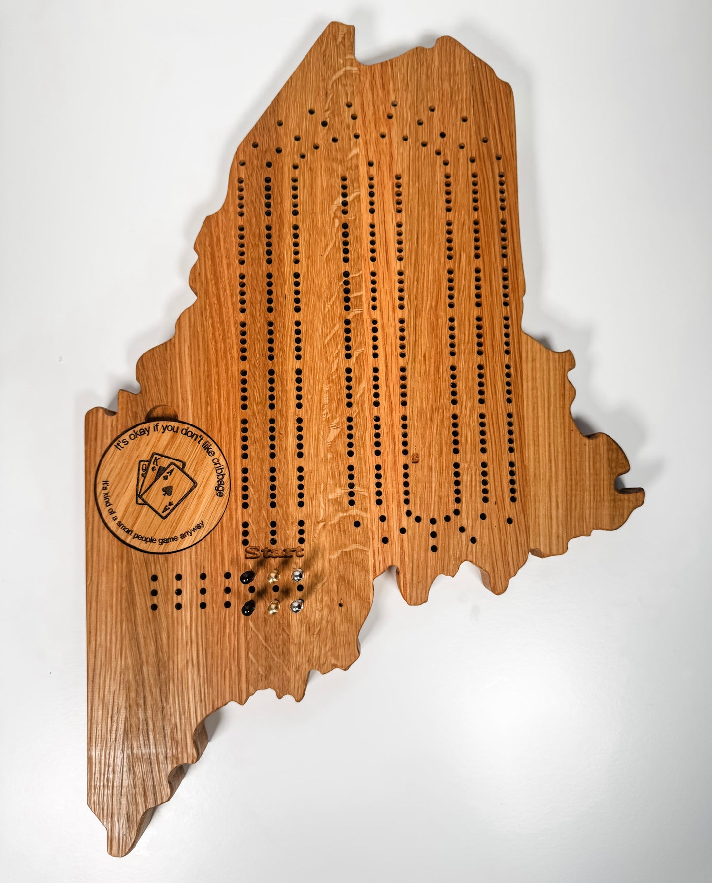 Maine Cribbage Board