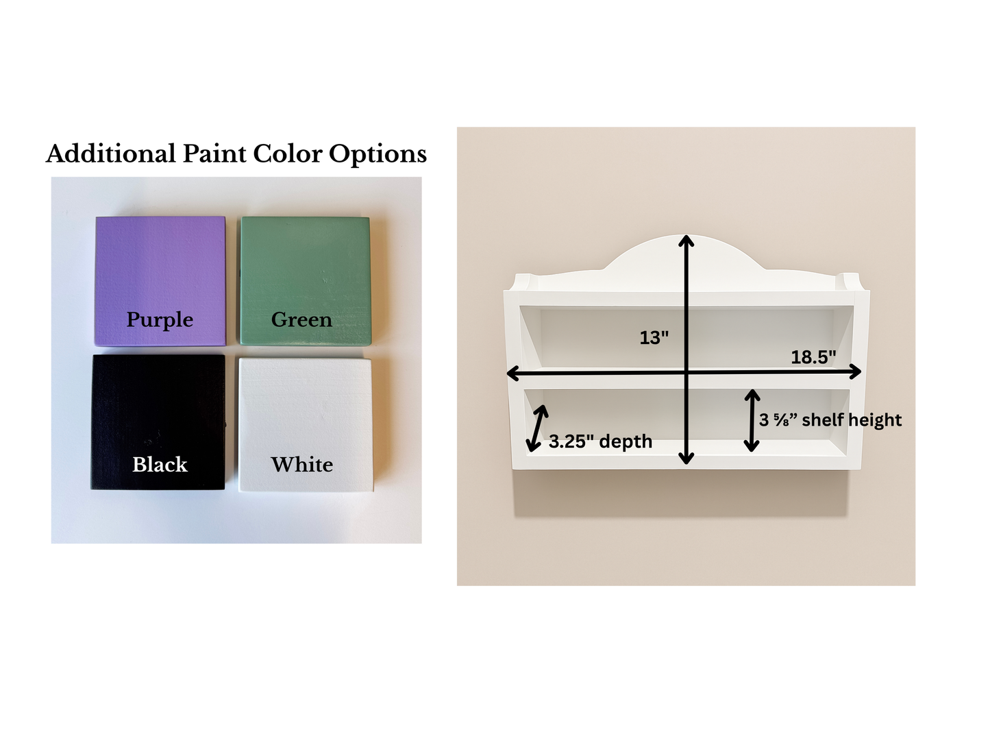 Countertop Lenox Spice Rack - Painted