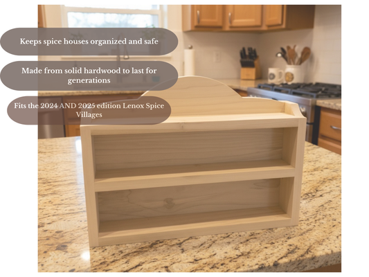 Paint-Ready Countertop Spice Rack for Lenox Spice Village