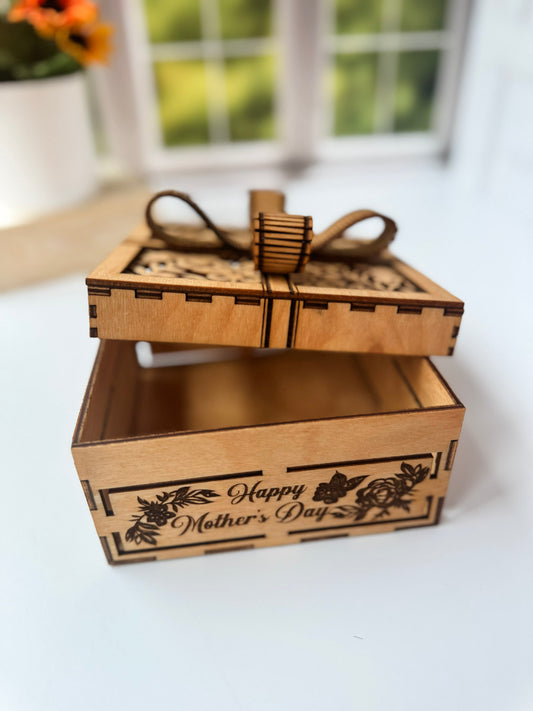 Mother's Day Bow Gift Box