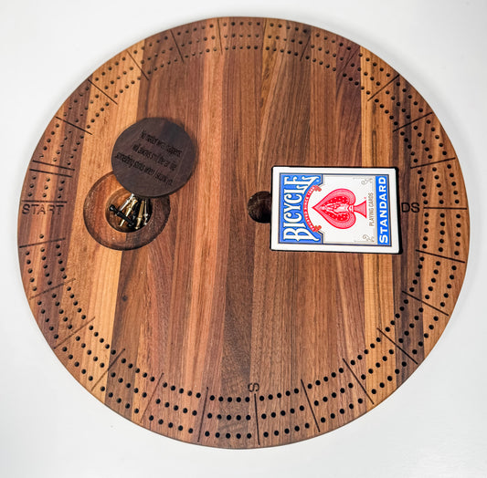 Circular Cribbage Board