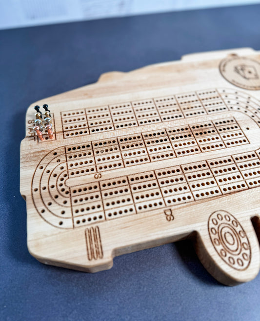 5th-Wheel Camper Cribbage Board