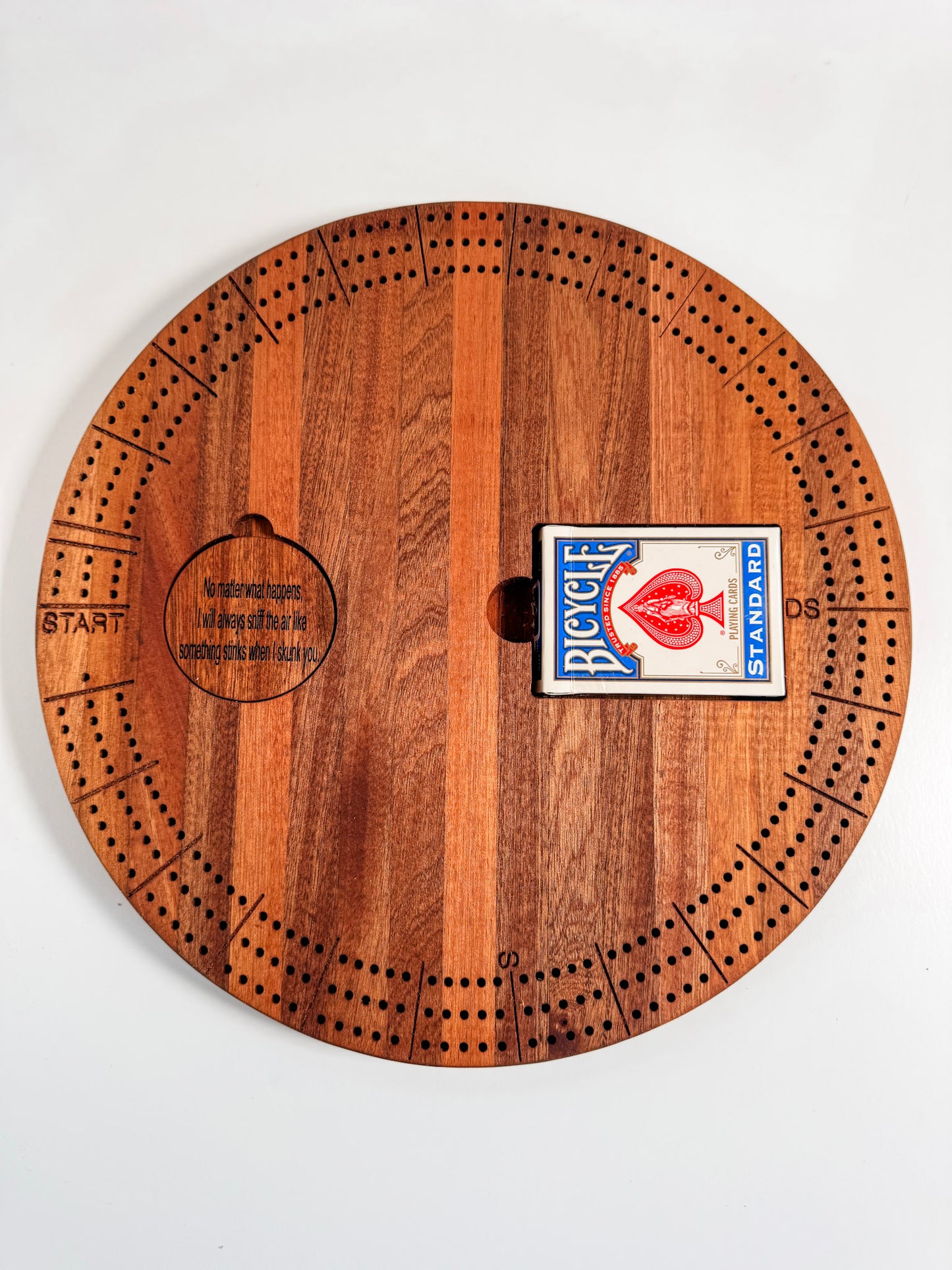 Circular Cribbage Board