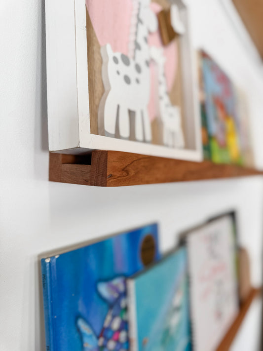 Solid Cherry Nursery Book Shelf