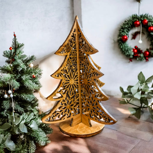 Holiday Tabletop and Mantel Trees