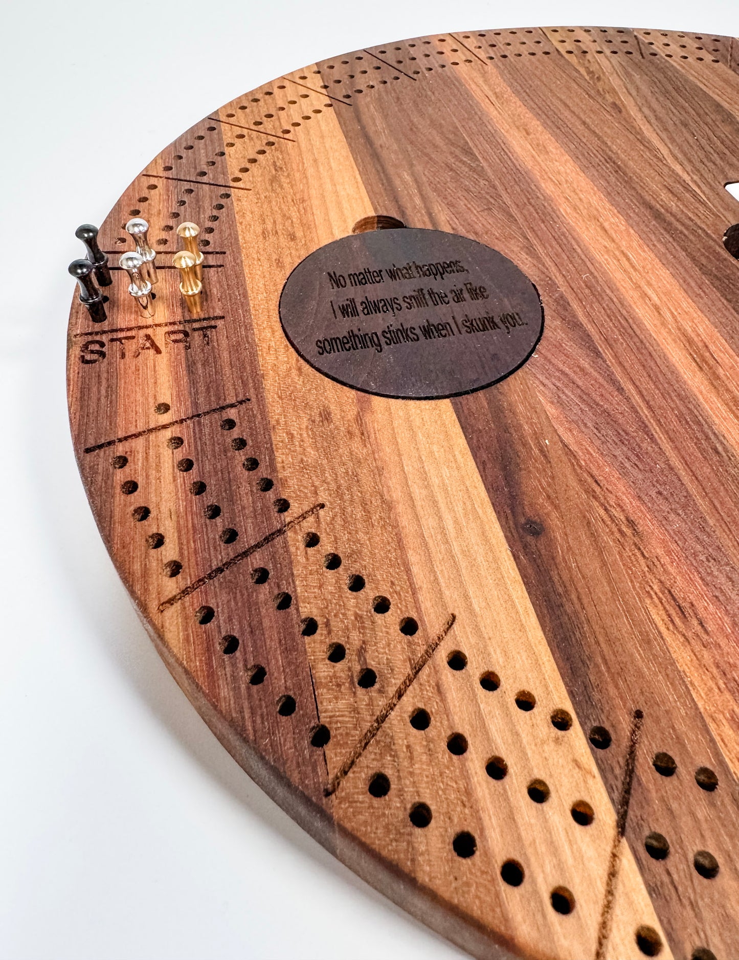 Circular Cribbage Board