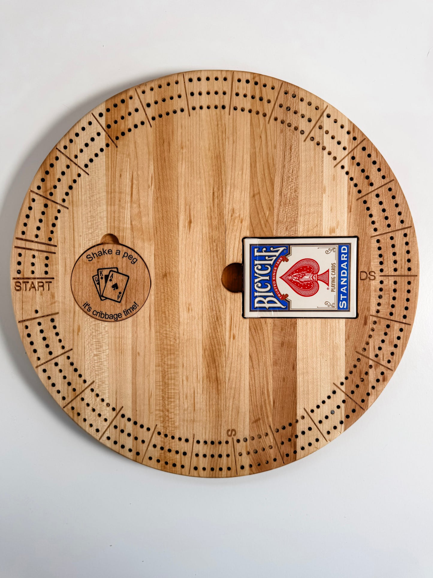 Circular Cribbage Board