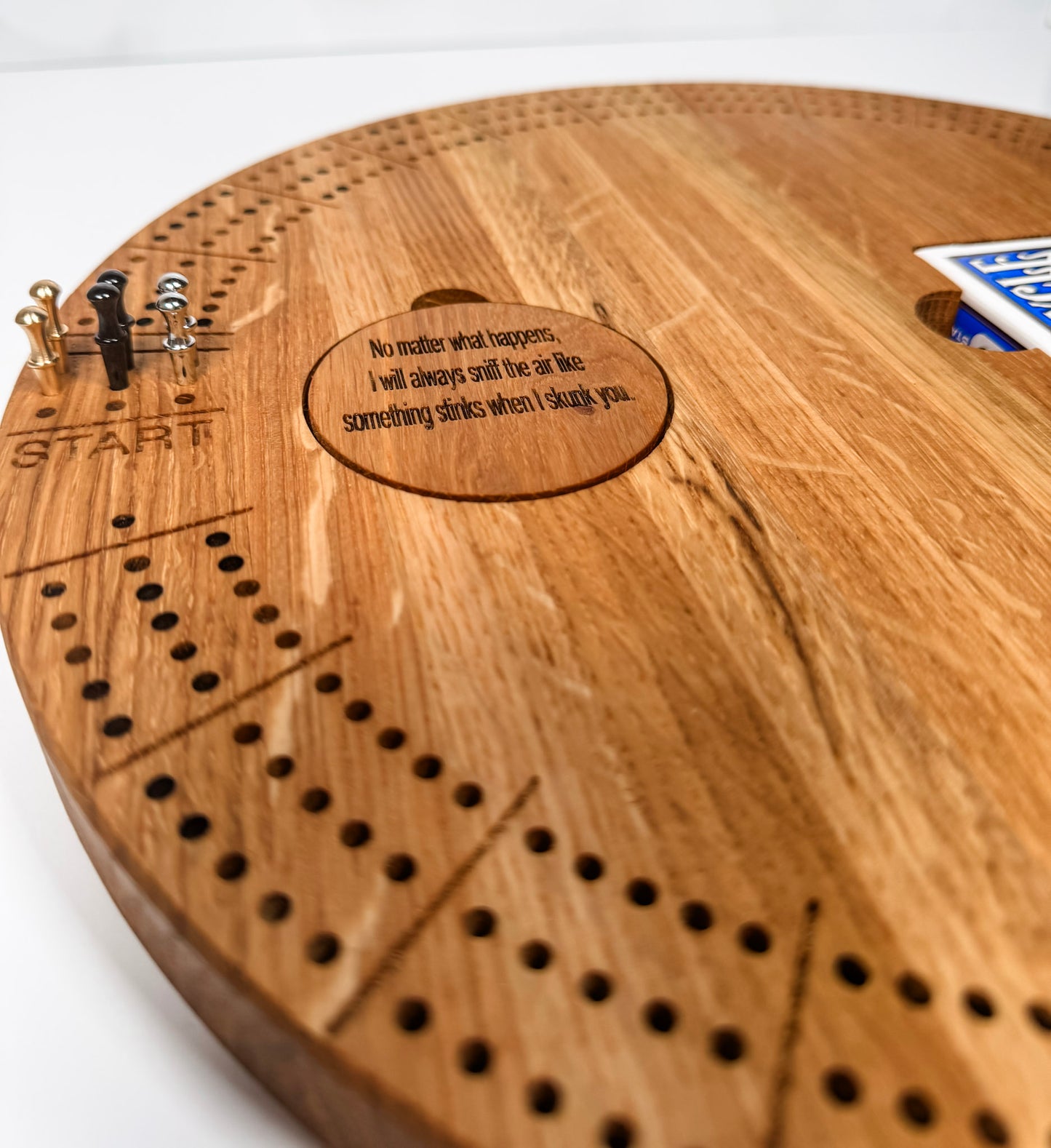 Circular Cribbage Board