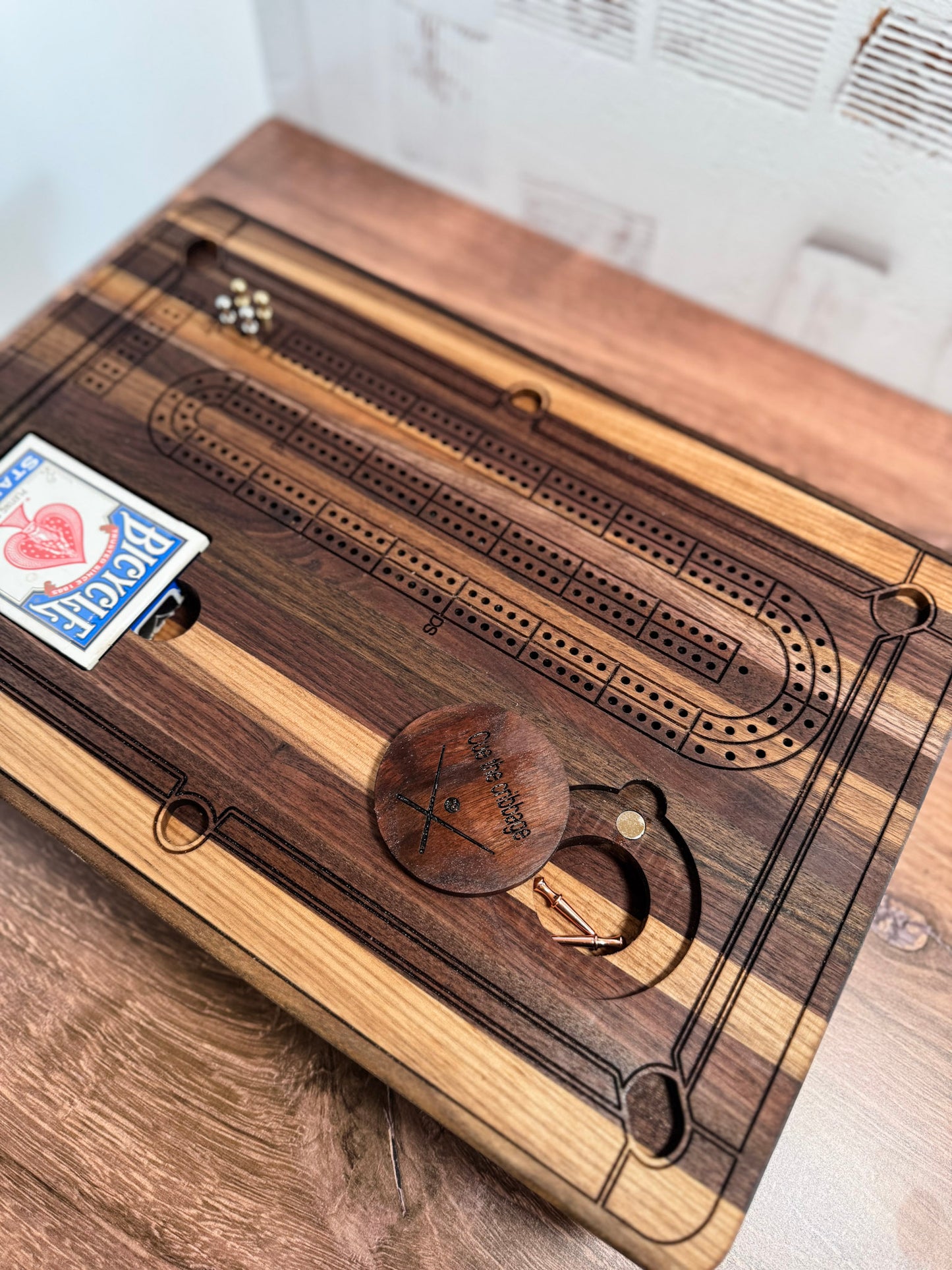 Pool Table Cribbage Board