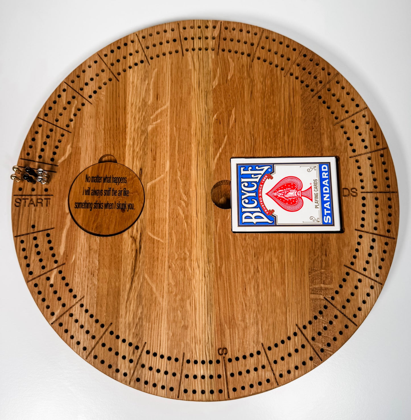 Circular Cribbage Board