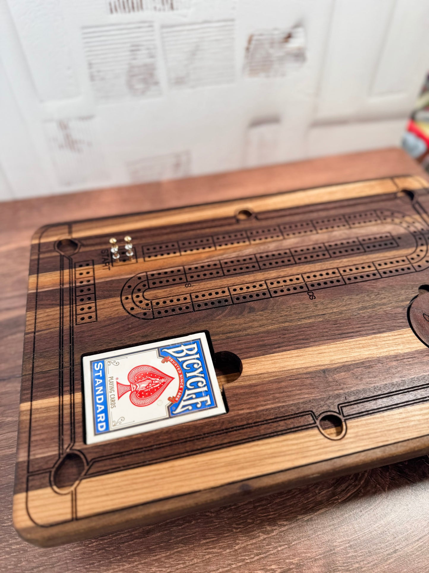 Pool Table Cribbage Board