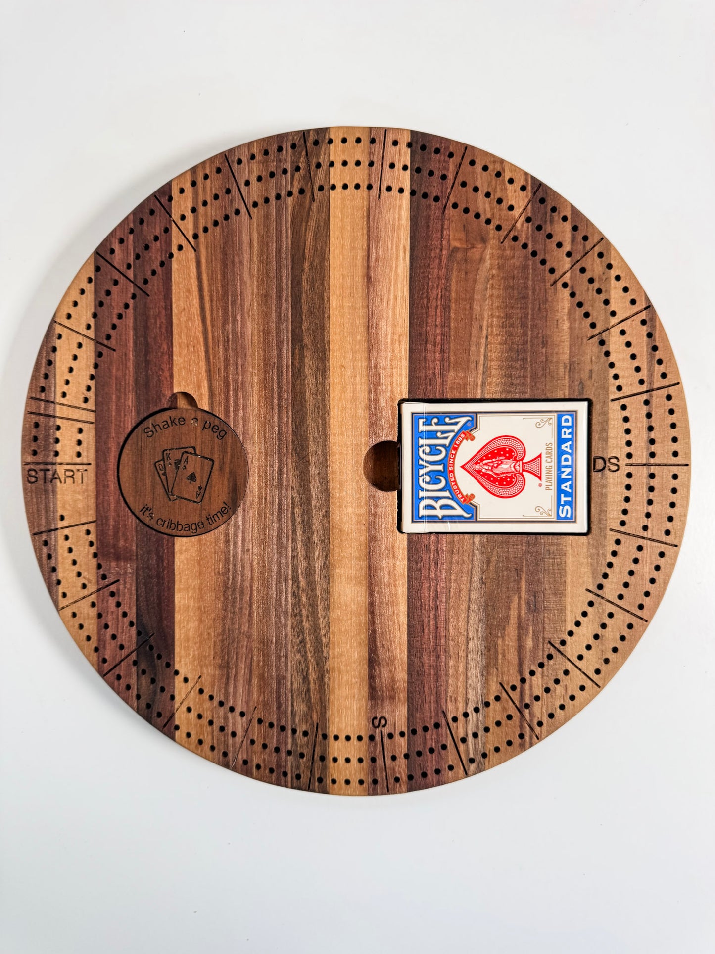 Circular Cribbage Board