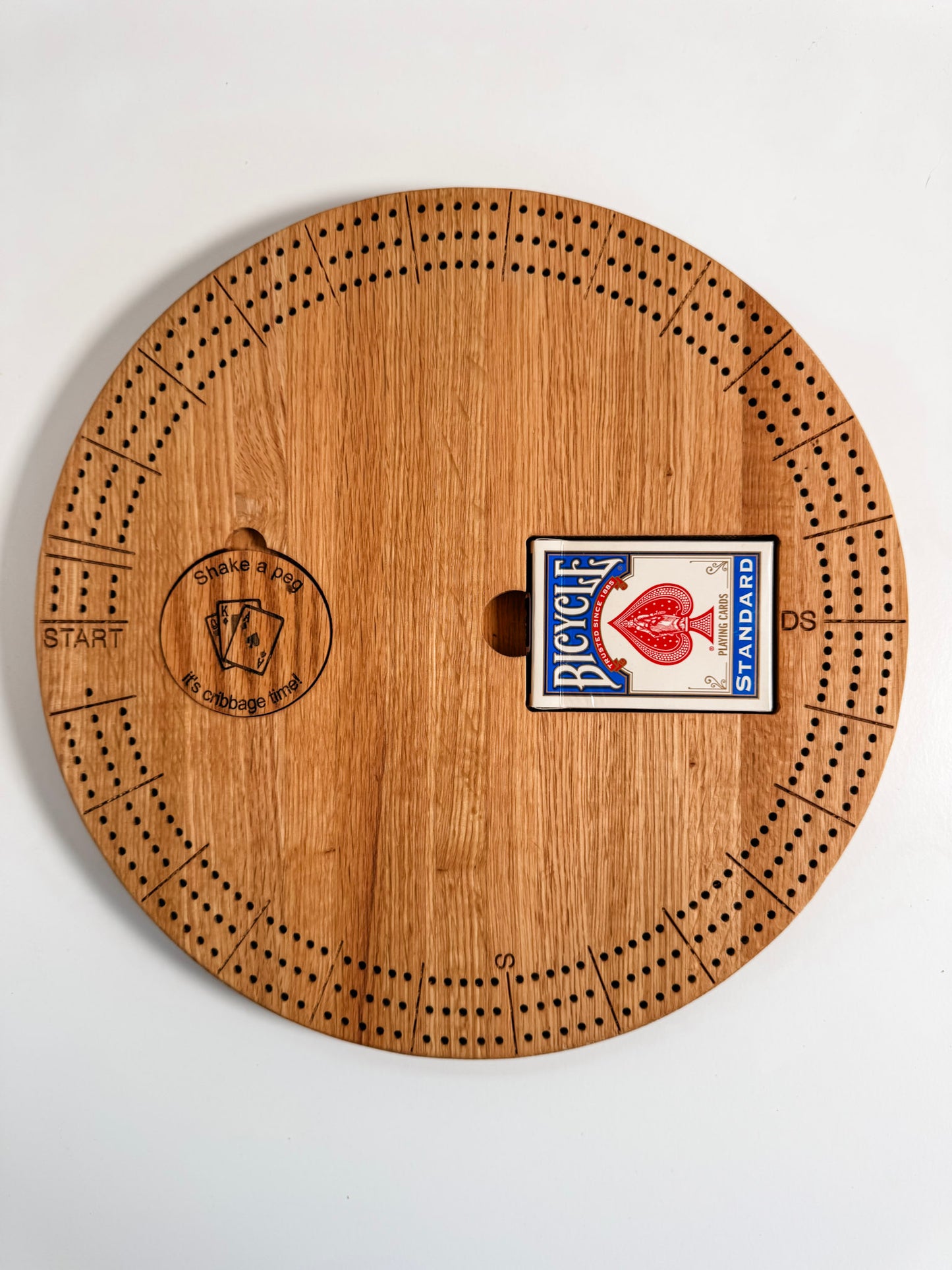 Circular Cribbage Board