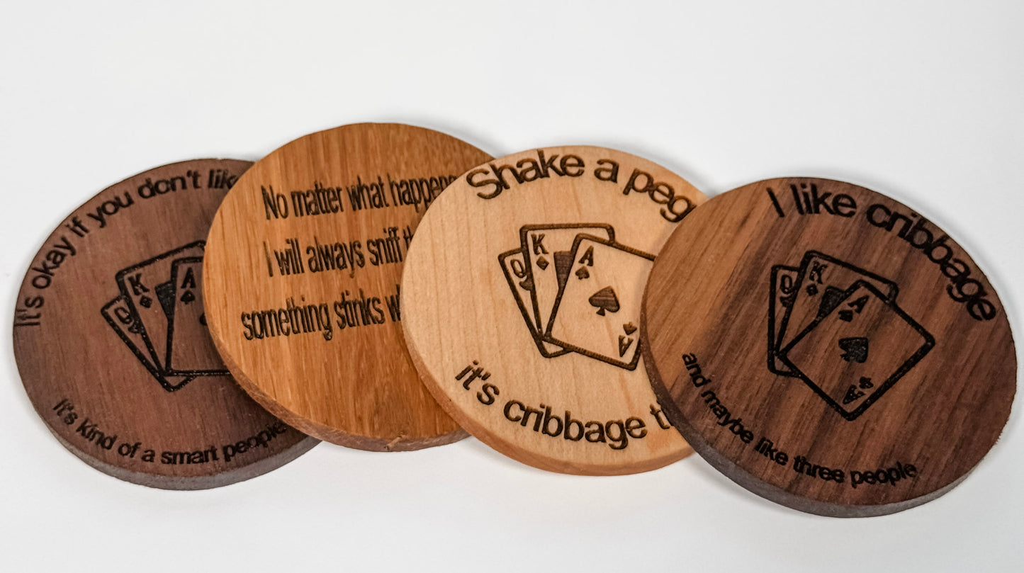Circular Cribbage Board