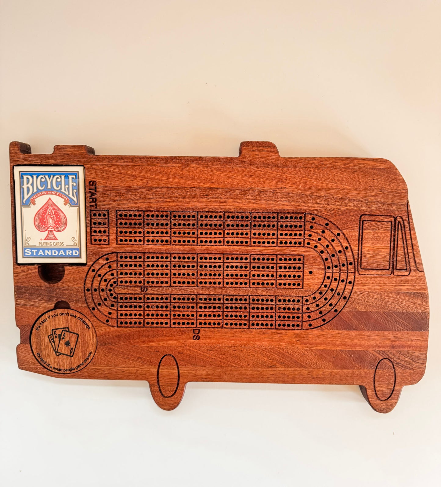 Motorcoach Cribbage Board