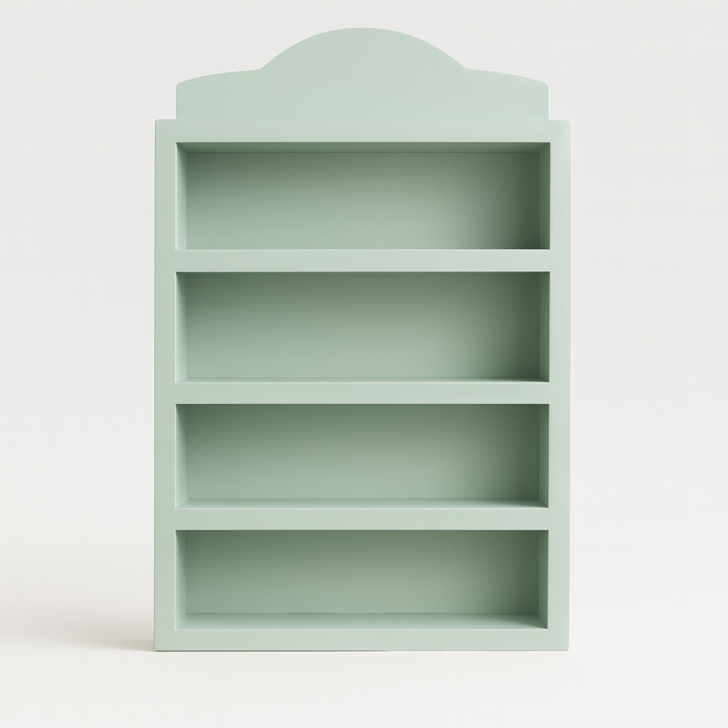 White Lenox Village Spice Rack Shelf