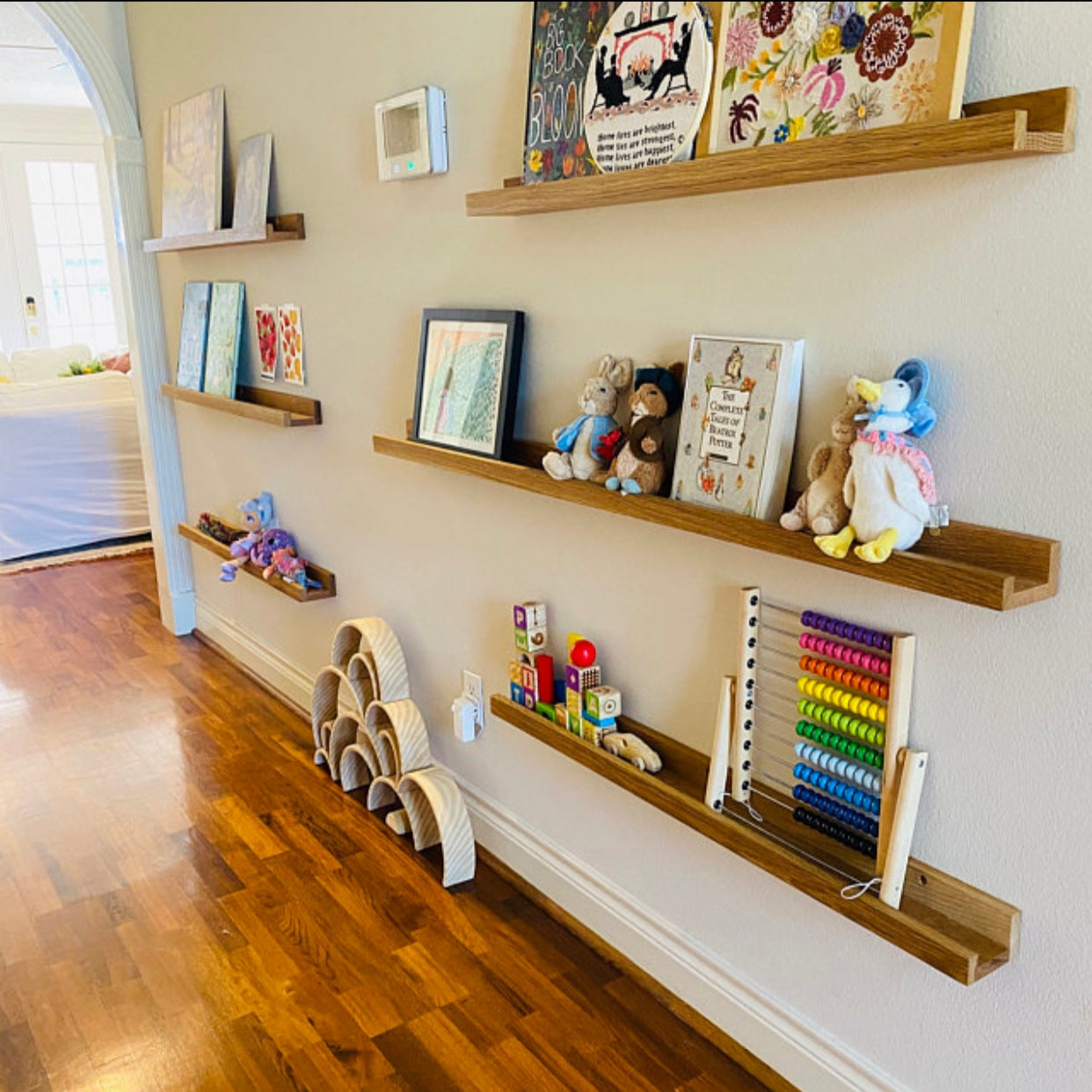 Solid White Oak Picture Ledge