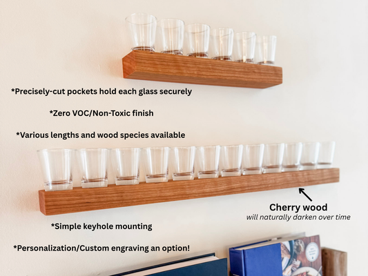 Shot Glass Display Shelf
