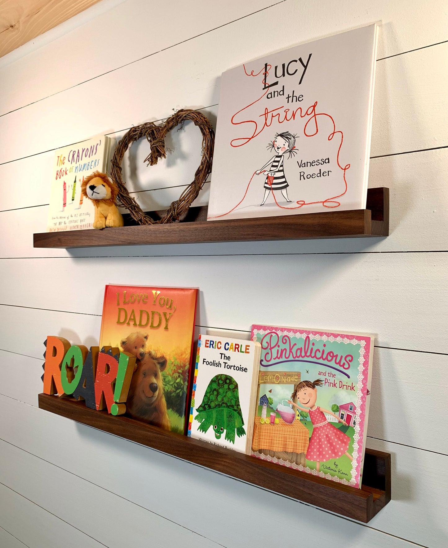 Walnut Nursery Book Shelf