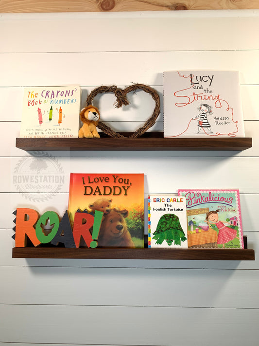 Walnut Nursery Book Shelf