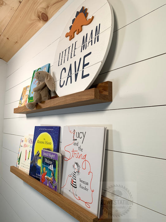 White Oak Nursery Book Shelf