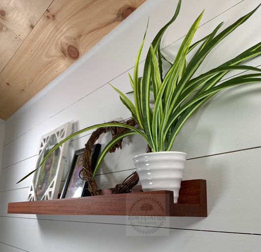 Solid Mahogany Picture Ledge