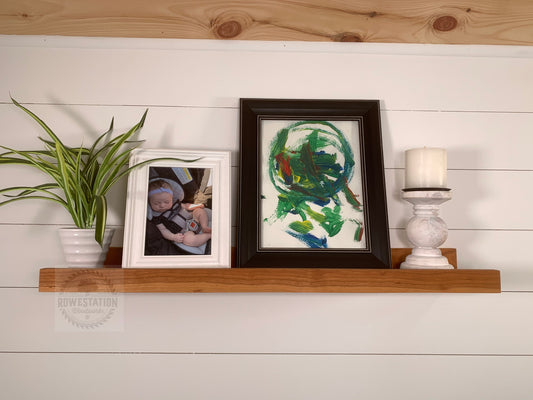 Extra-Deep Cherry Picture Ledge