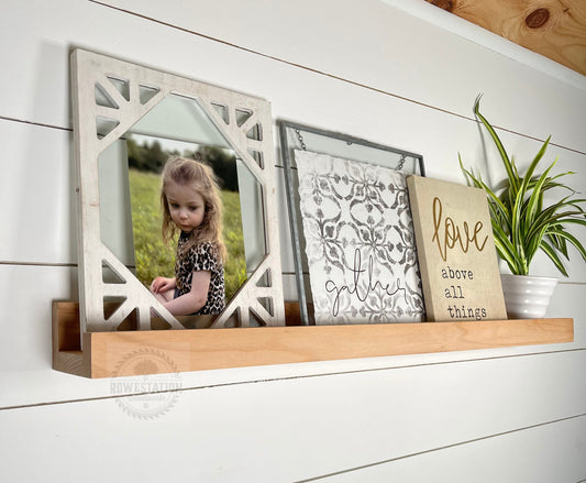 Solid Alder Picture Ledge