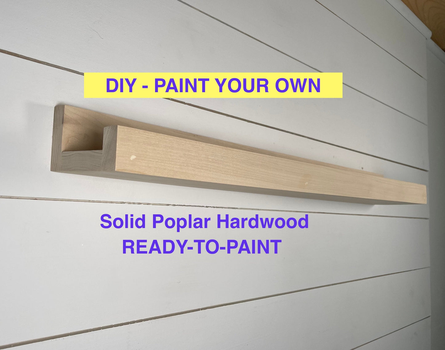 DIY Paint-Ready Picture Ledge
