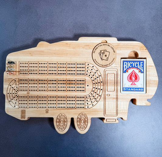 5th-Wheel Camper Cribbage Board