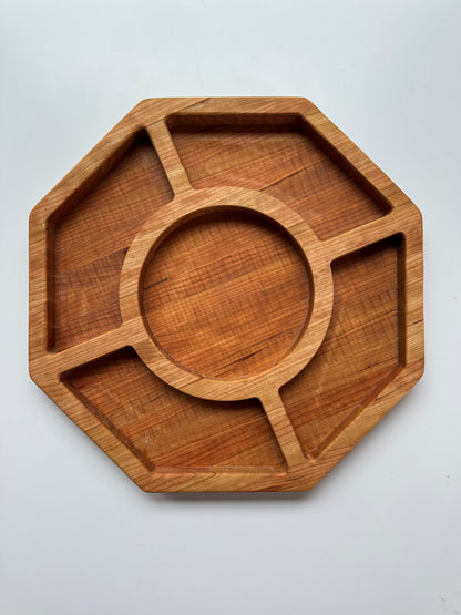 Octagonal Five Section Serving Tray