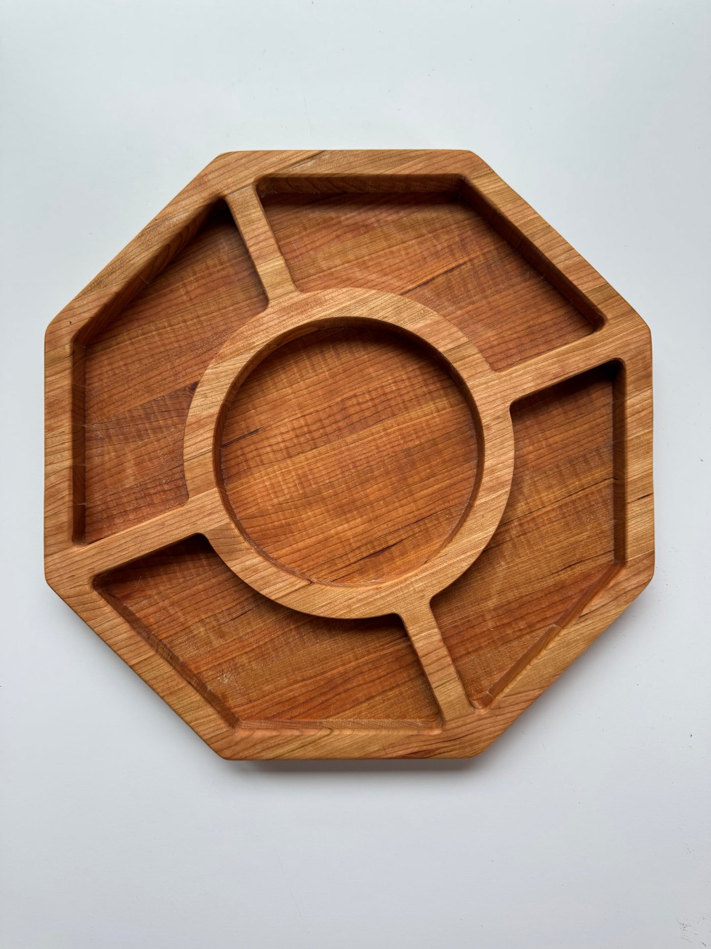 Octagonal Five Section Serving Tray