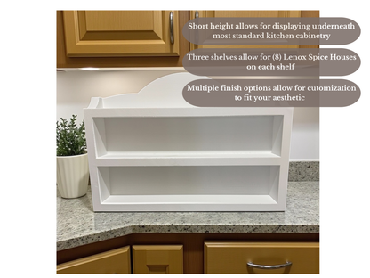 Countertop Lenox Spice Rack - Painted