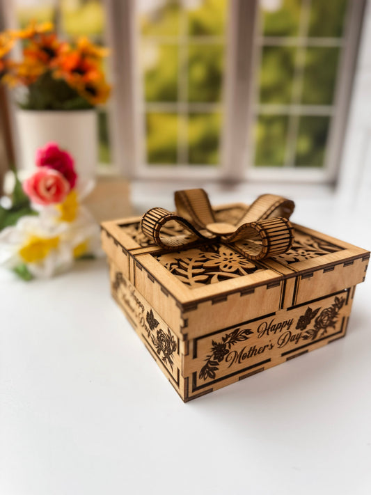 Mother's Day Bow Gift Box