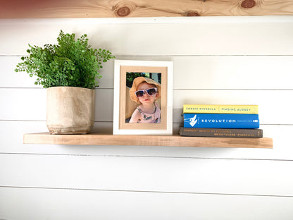 Hardwood Floating Shelf