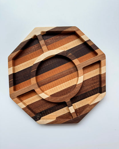 Octagonal Five Section Serving Tray