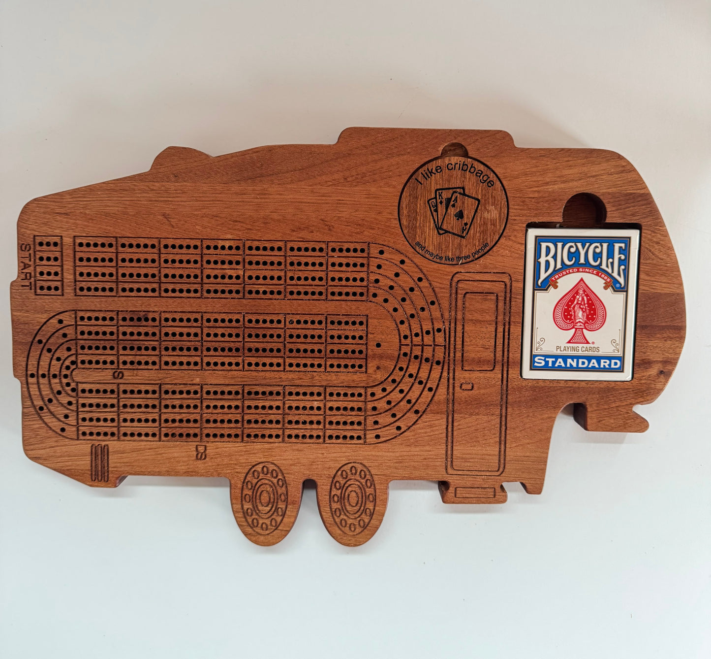5th-Wheel Camper Cribbage Board