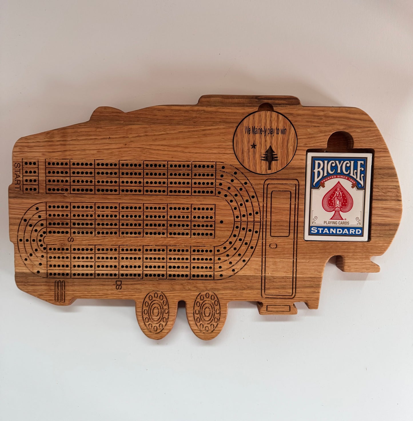 5th-Wheel Camper Cribbage Board