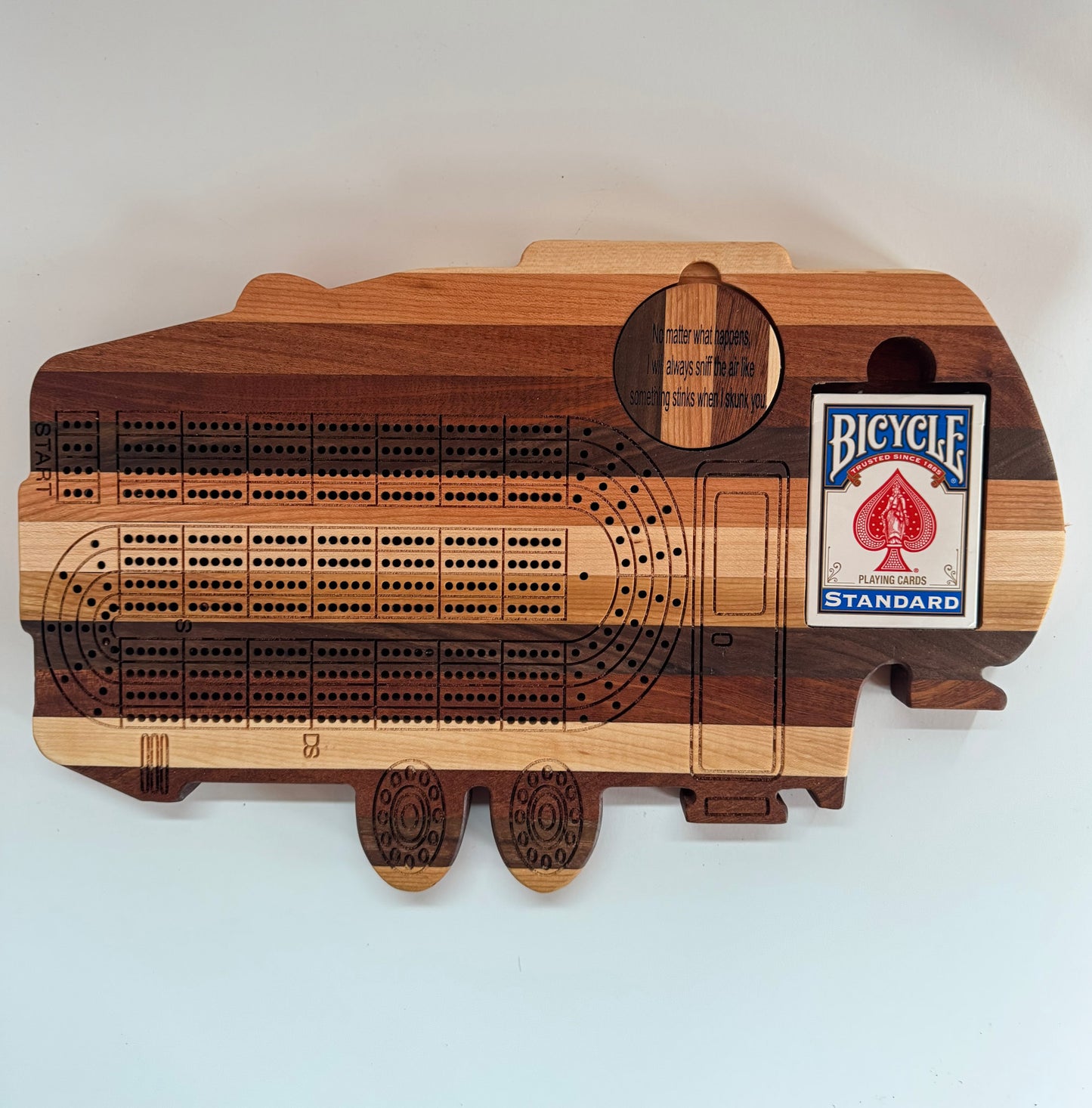 5th-Wheel Camper Cribbage Board
