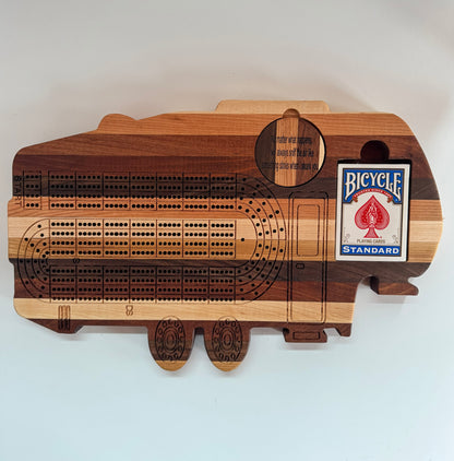 5th-Wheel Camper Cribbage Board