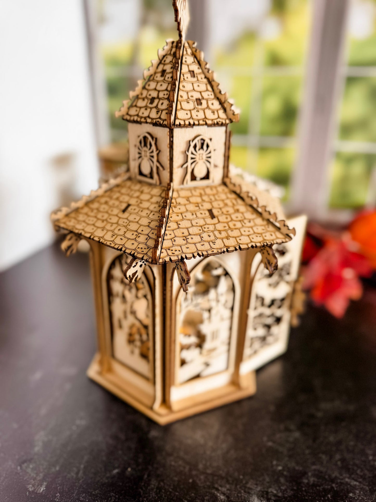 Gothic Halloween Lantern Tea Light