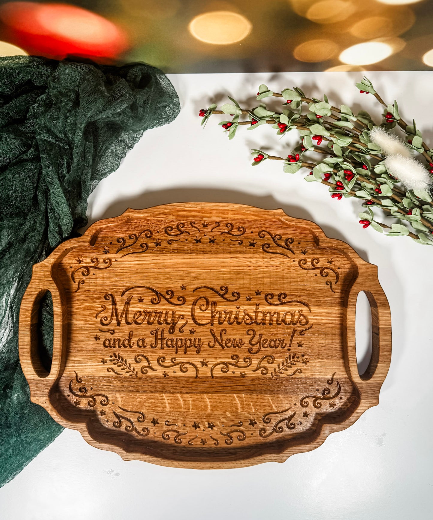 Merry Christmas Serving Tray