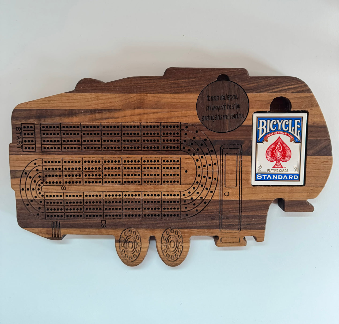 5th-Wheel Camper Cribbage Board