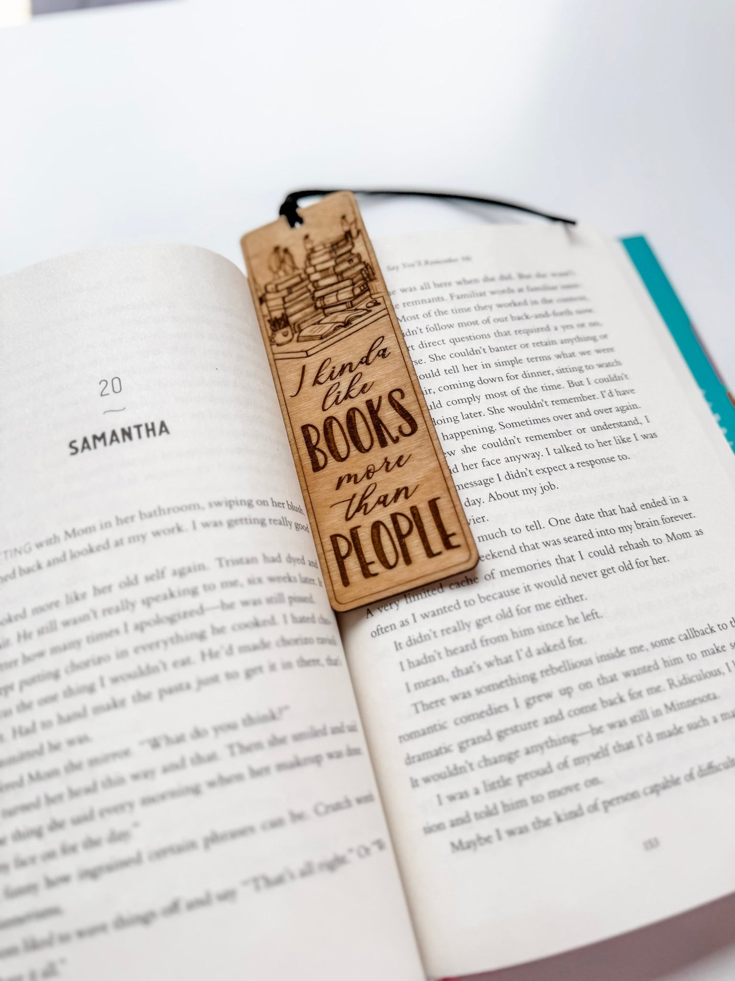 Engraved Wooden Bookmarks