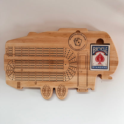 5th-Wheel Camper Cribbage Board