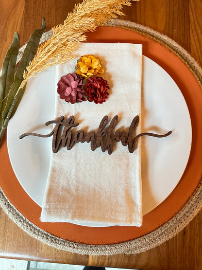 Table Place Setting Inspiration Words