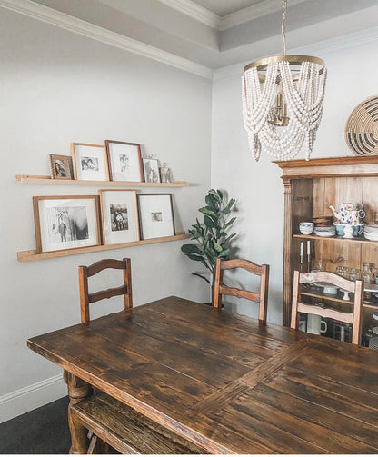 Solid Wood Sturdy Picture Ledge